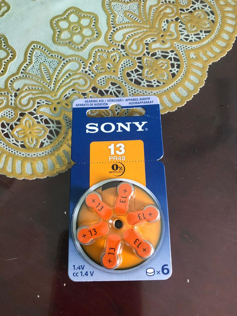 Pin máy trợ thính Sony 13 PR48 vỉ 6 viên