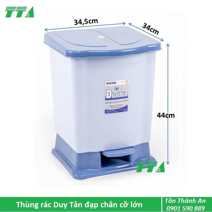 Thùng rác nhựa đạp chân Duy Tân cỡ lớn