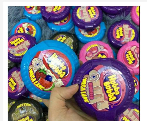 Kẹo Huba Bubble chuẩn Đức màu xanh