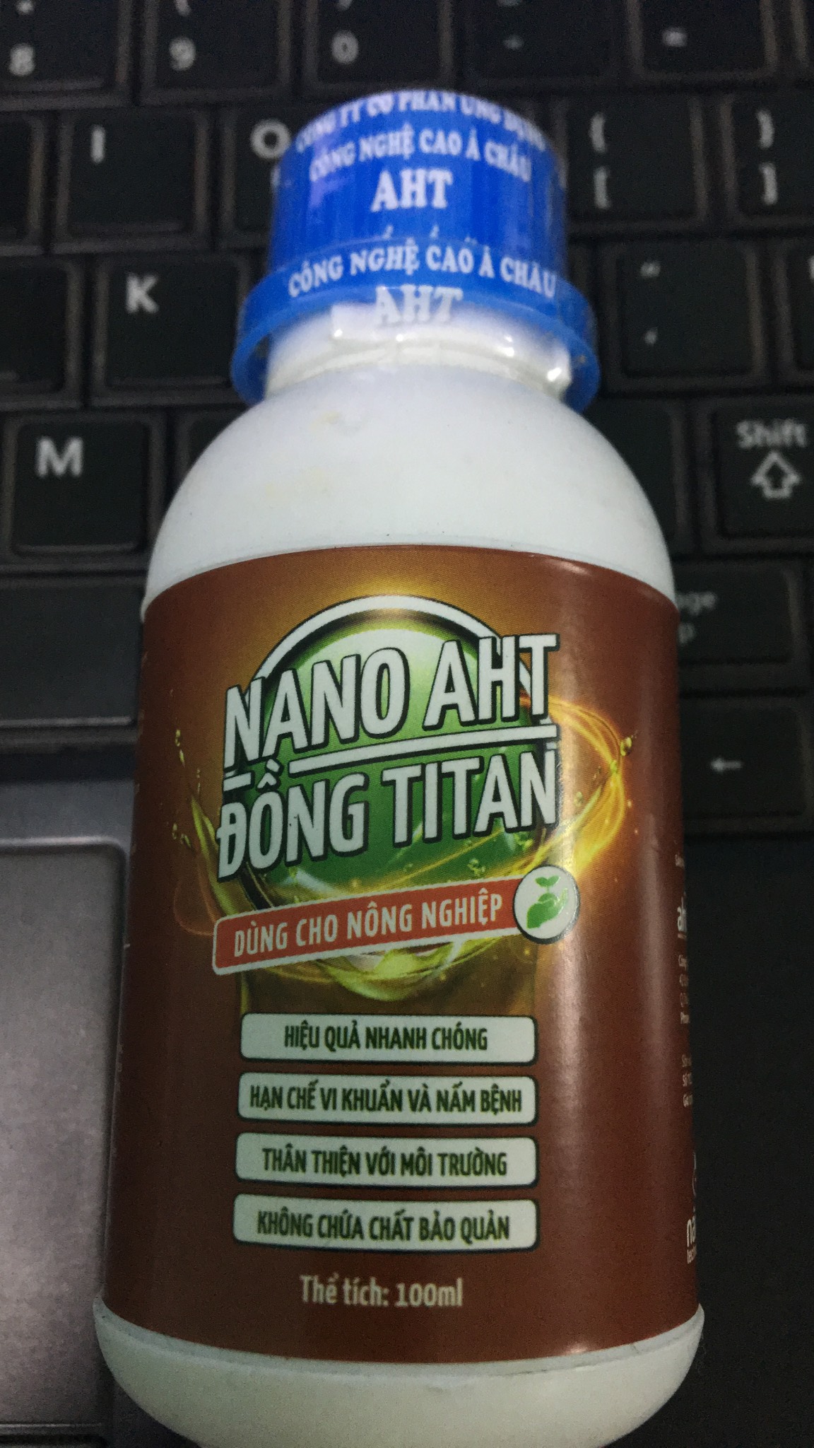 Chế phẩm NANO AHT ĐỒNG TITAN LỌ 100ML