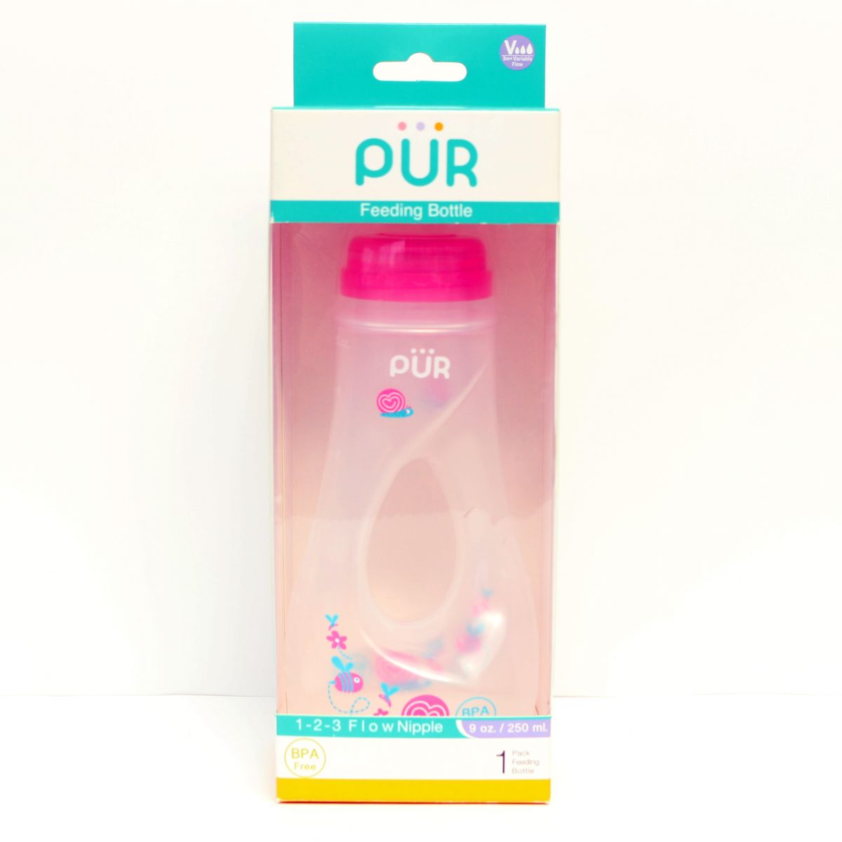 Bình sữa Gripper Pur 120ml không chứa BPA (1115)