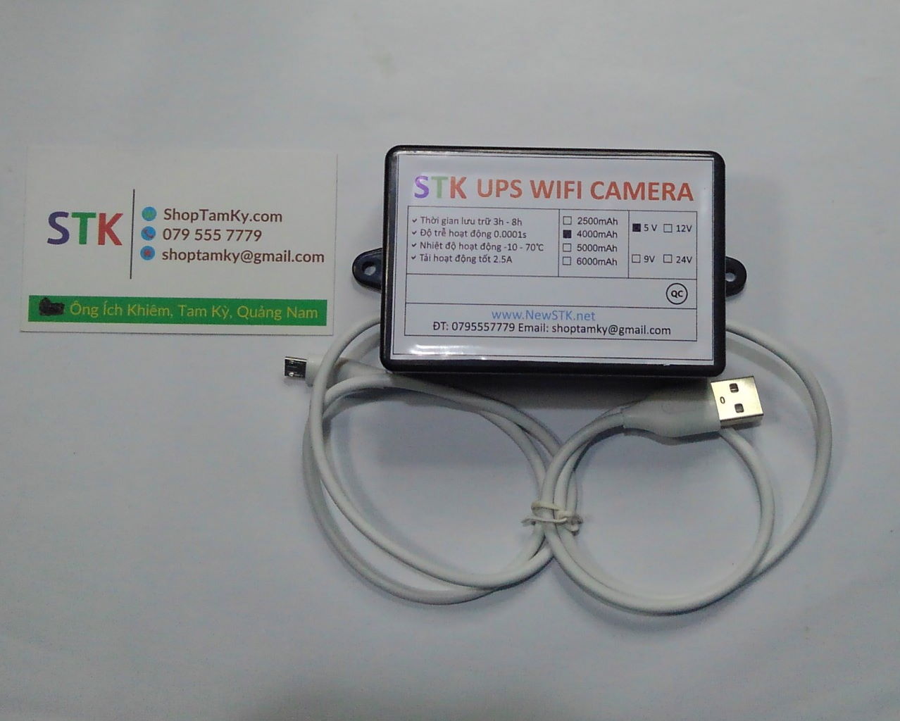 [STK] Nguồn dự phòng 5V - 4000mAh - UPS 5V