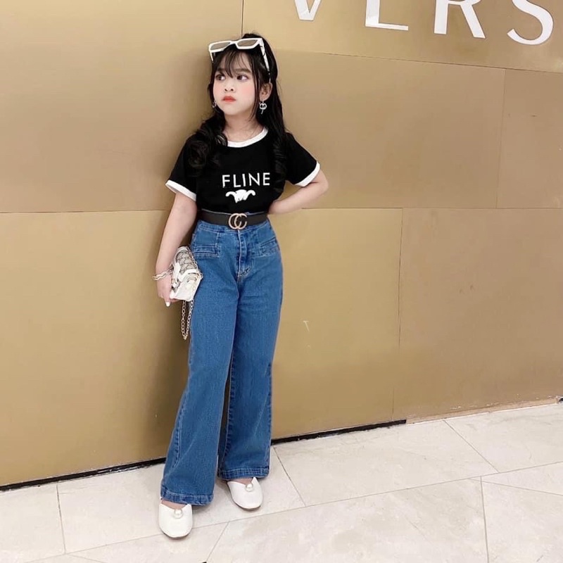 Set áo phông quần xuông bé gái (20_40kg)