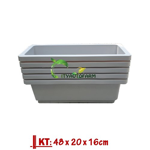 , Khay trồng rau giá rẻ, Khay trồng rau thông minh, máng trồng rau thông minh, máng trồng hoa ban công, khay trồng rau cỡ nhỏ. - Hàng Việt Nam chất lượng cao.