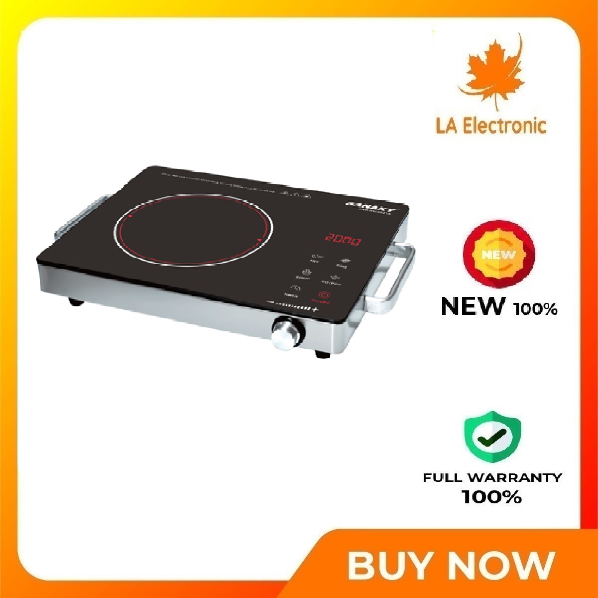 Bếp hồng ngoại sanaky snk-ihc2021a - miễn phí vận chuyển hcm