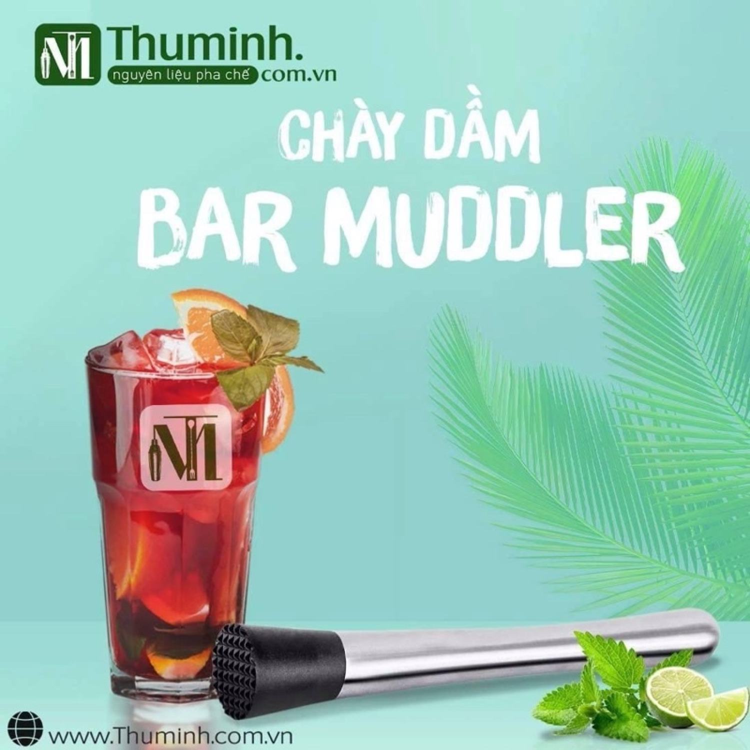 Chày Dầm Hoa Quả Trái Cây 20cm