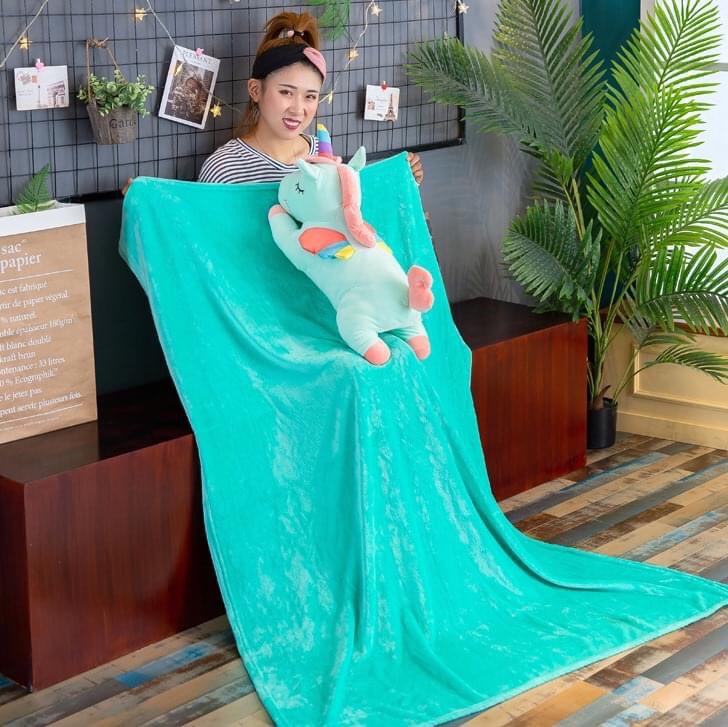 [HCM]Bộ chăn gối văn phòng unicon nhiều màu