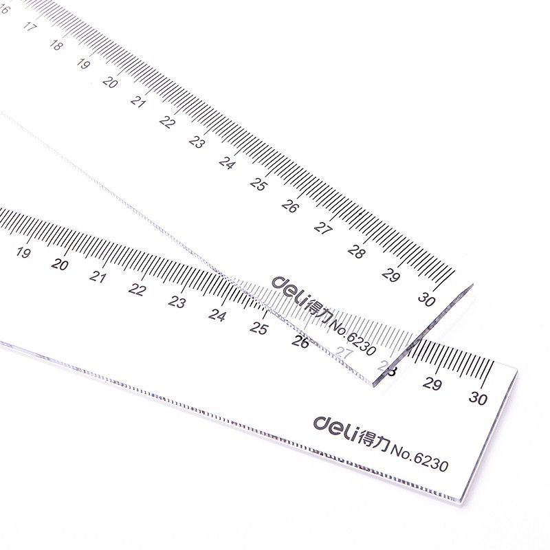 Thước Kẻ nhựa DELI 30cm E6230