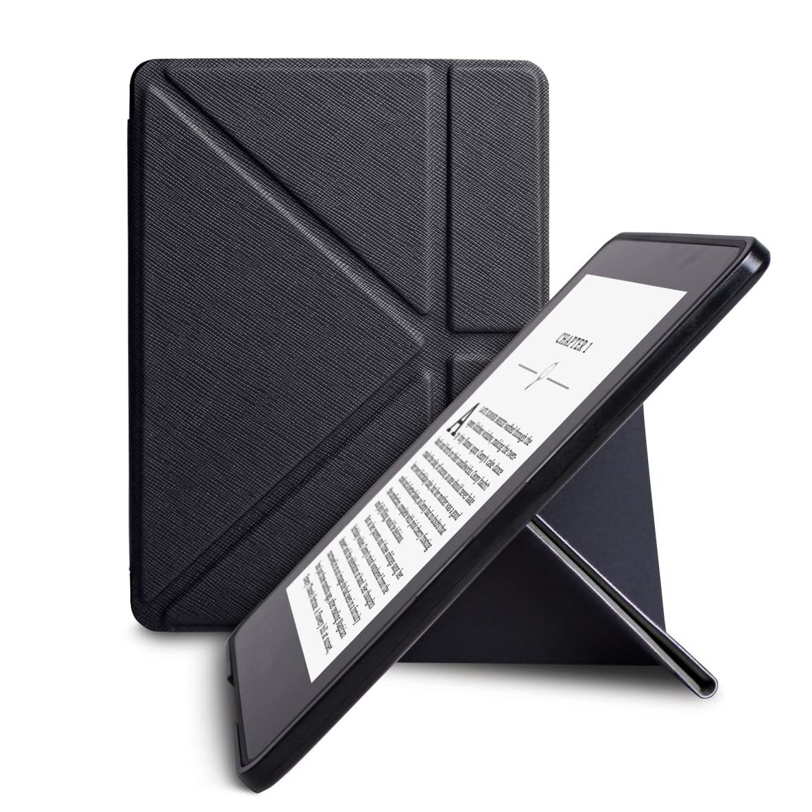 Bao da cover cho máy đọc sách kindle voyage 6 inch 2014 gấp chéo