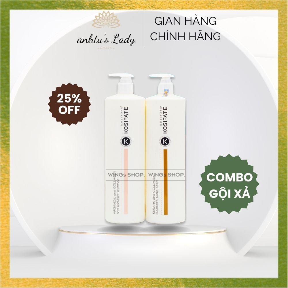 Dầu Gội Kosifate ❤️Gội Xả Dưỡng Sinh Thư Giãn Kích Thích Mọc Tóc❤️ Thể tích 1000ml