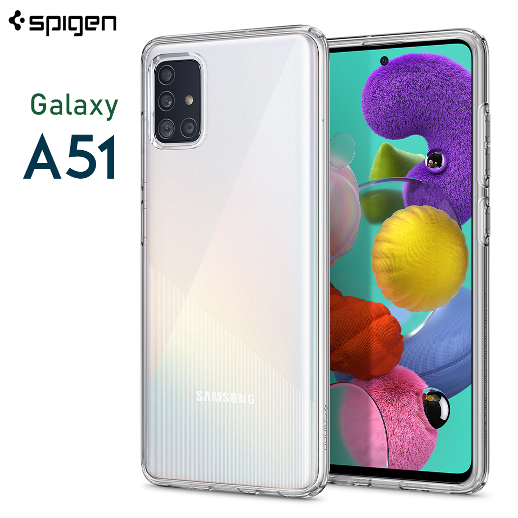 Ốp cho Samsung Galaxy A51 Liquid Crystal - Chính hãng Spigen