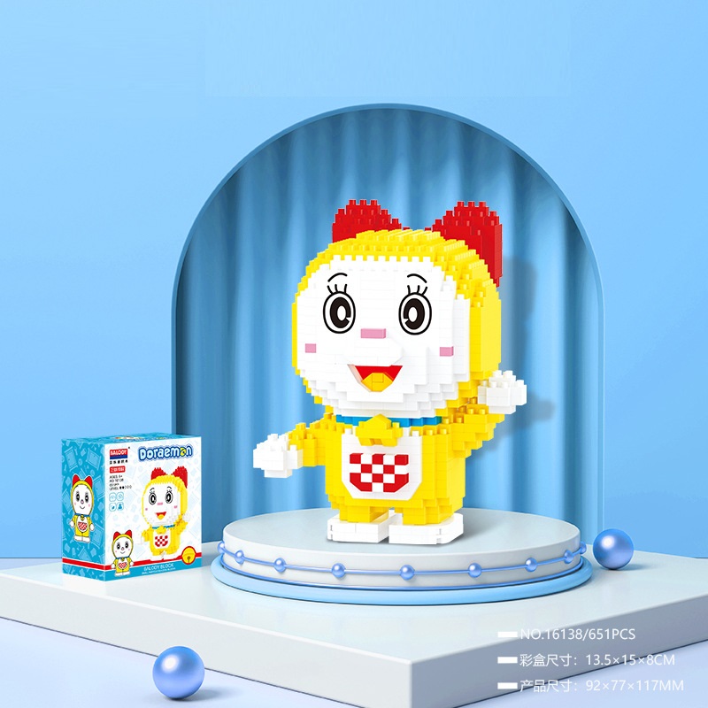 Bộ Xếp Hình Doraemon, Đồ Chơi Lắp Ráp Doraemon, Hoạt Hình Doraemon