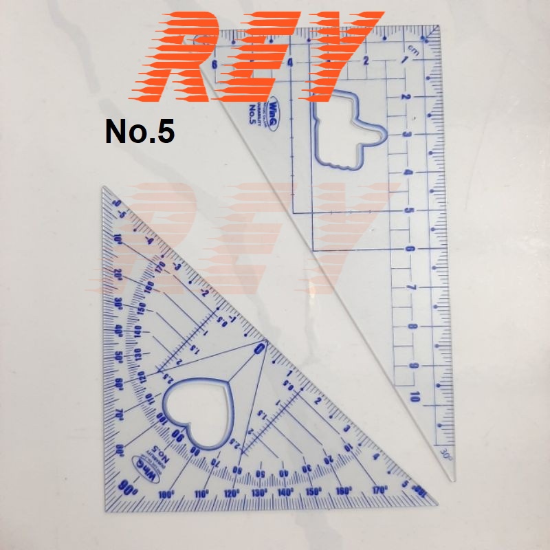 Bộ 2 thước Eke vẽ kỹ thuật WinQ  - No.5