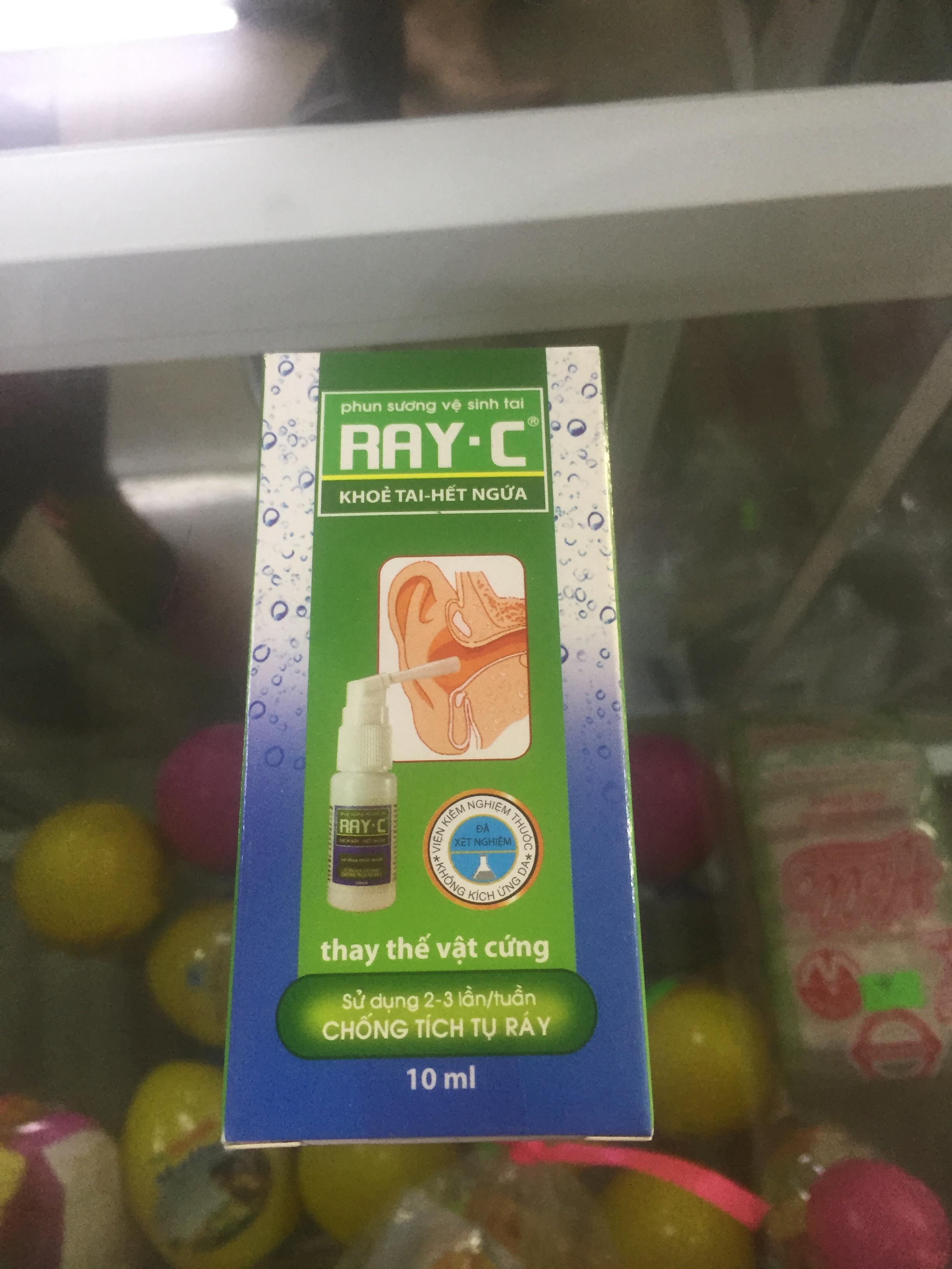 Xịt vệ sinh tai Ray C