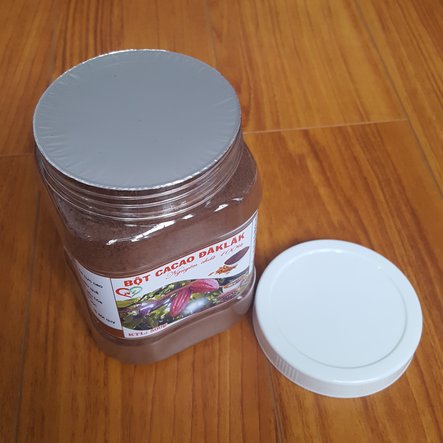 [HCM]Bột ca cao nguyên chất 100% từ Đăk Lăk 1kg (2 hộp)
