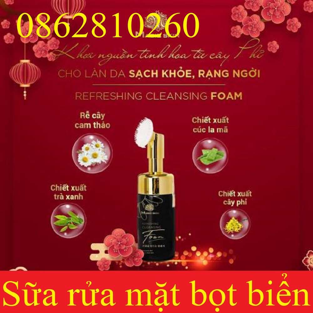 Sữa Rửa Mặt Bọt Biển Magic Skin Refreshing Cleansing Foam [CHÍNH HÃNG MAGICSKIN] date mới