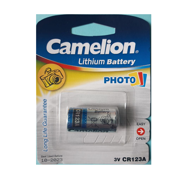 Pin camelion cr123a 3v / vỉ 1 viên