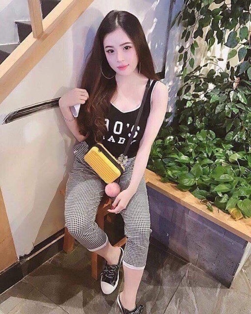 Túi Đeo Chéo Dạng Vali Cốp Mini