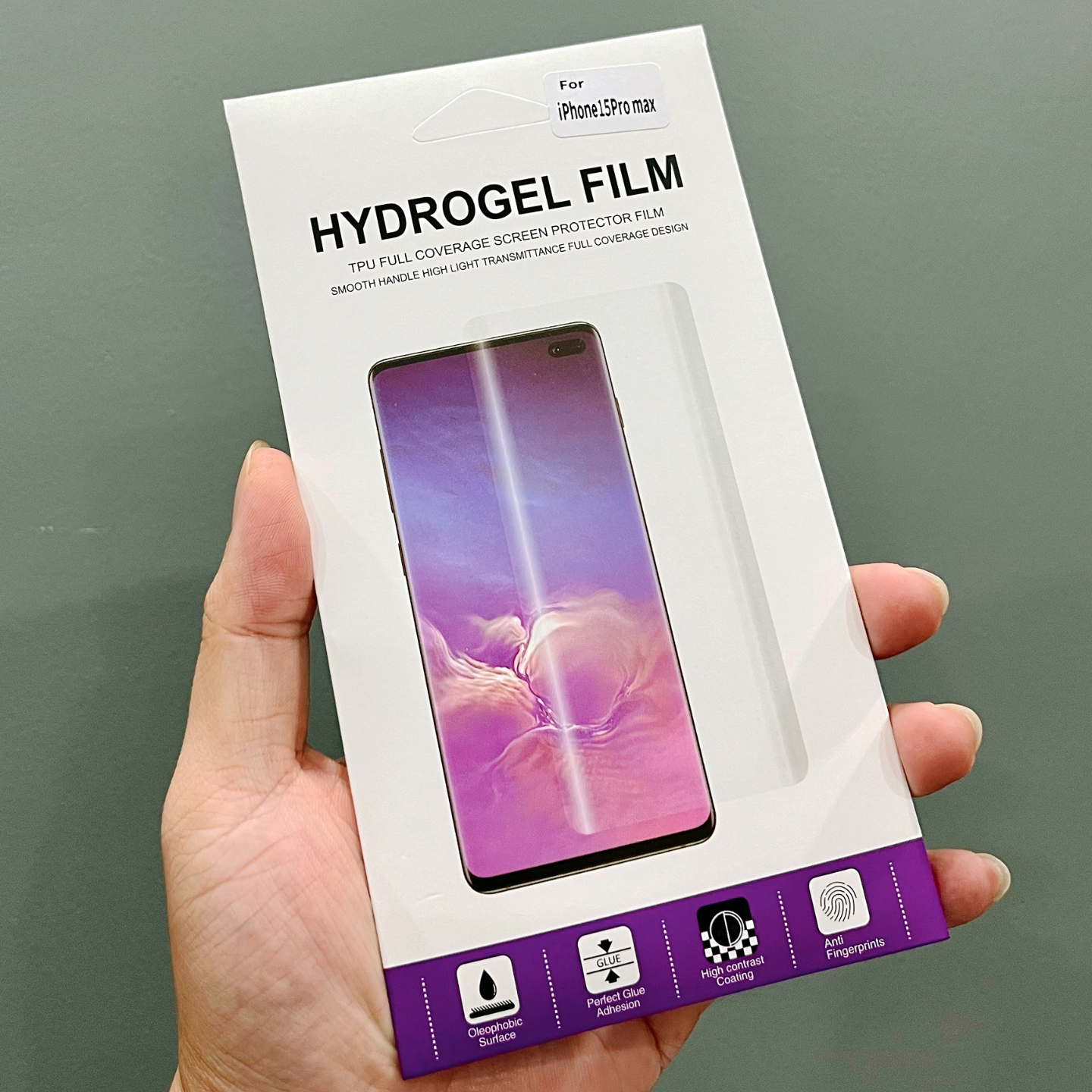 Miếng Dán Màn Hình Dẻo Kai.N Hydrogel HD Dành Cho iPhone 15 PRO MAX / iPhone 15 PRO / iPhone 15 Plus / iPhone 15
