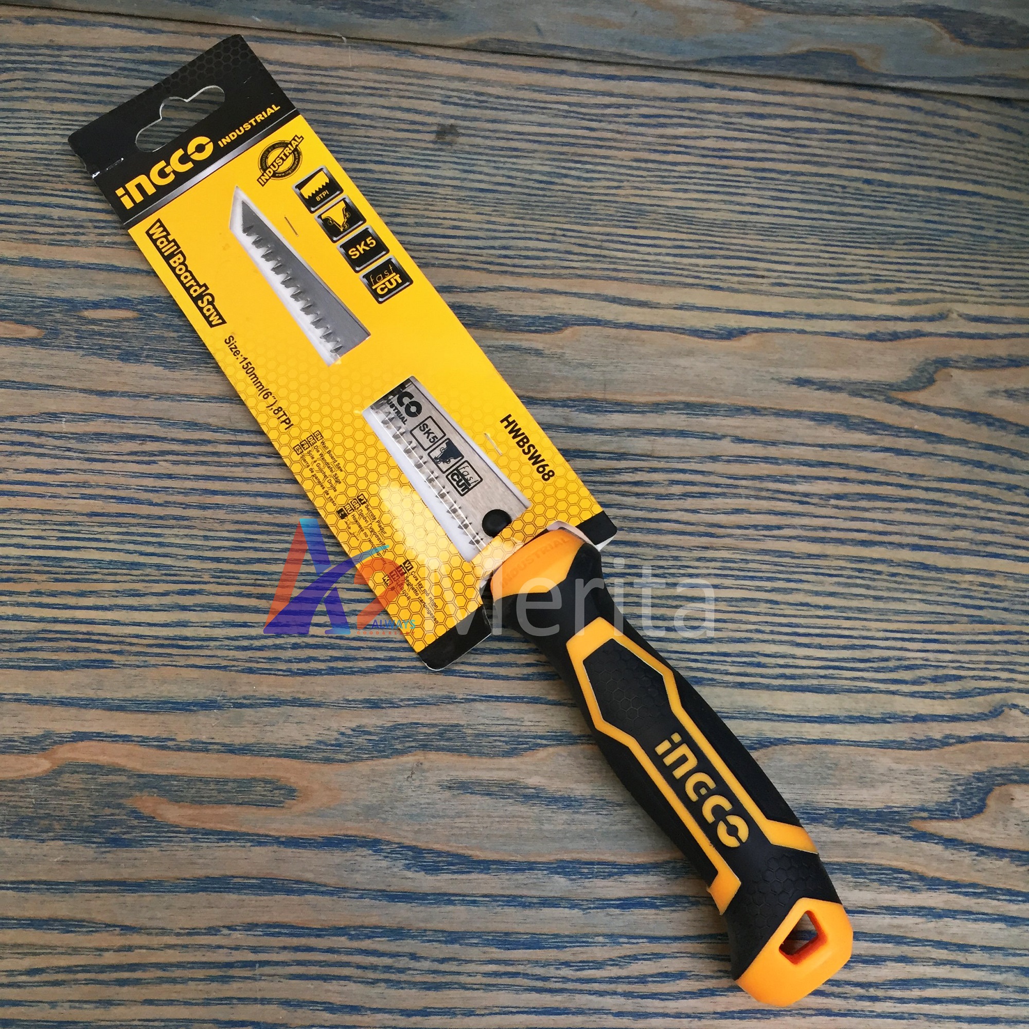 Cưa tay mỏ nhọn 6" ingco hwbsw68