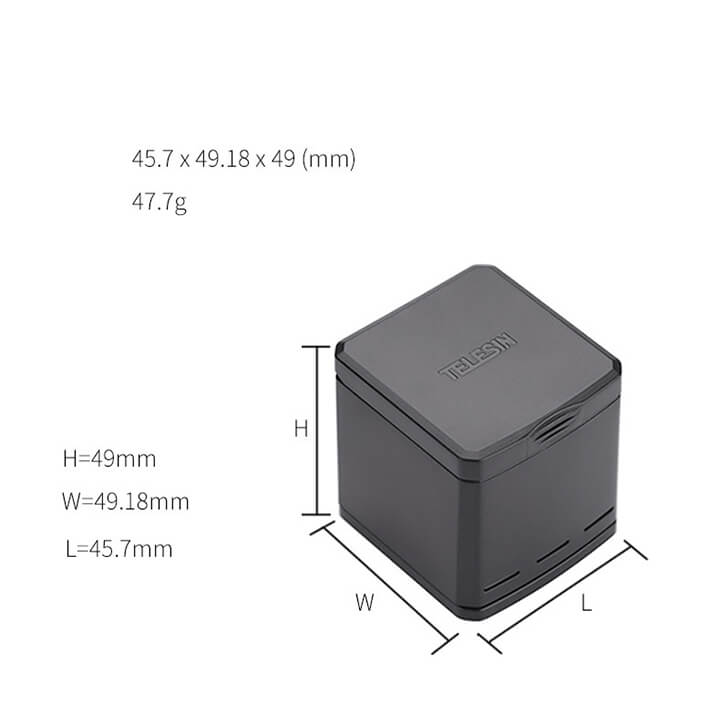 DOCK SẠC 3 PIN GOPRO 8 / 7 / 6 / 5 TELESIN