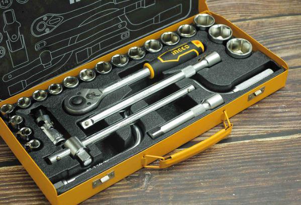 1/2" bộ tuýp 24 chi tiết ingco hkts0243