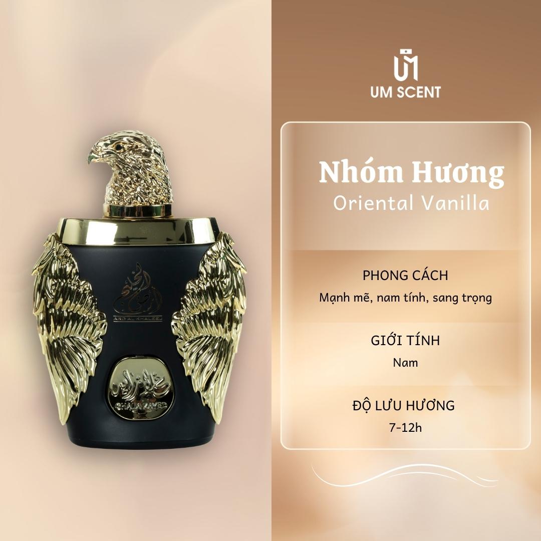 Nước Hoa Nam Ghala Zayed Black 100ml & 10ml