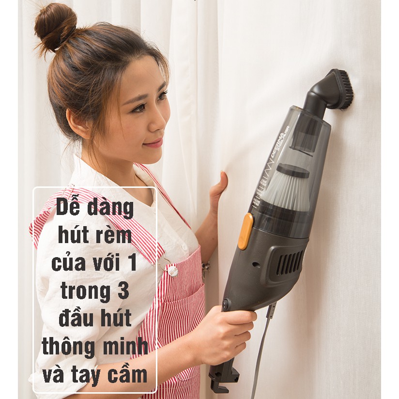 [HCM]Máy Hút Bụi Cầm Tay DEERMA DX115C