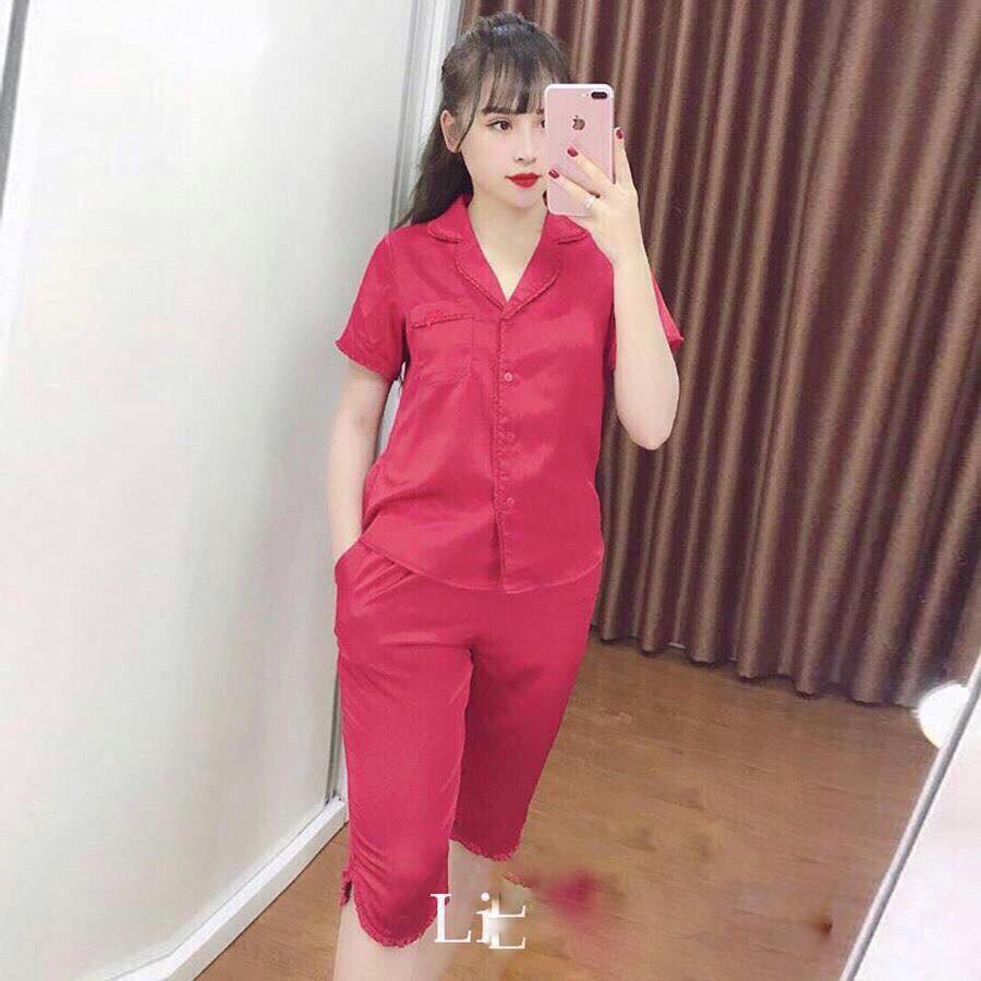ĐỒ BỘ PIZAMA LUNG  TRƠN CHO NỮ