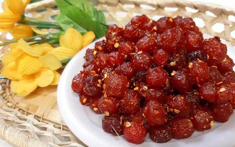 Mứt Chùm Ruột Loại 1 Ăn Liền