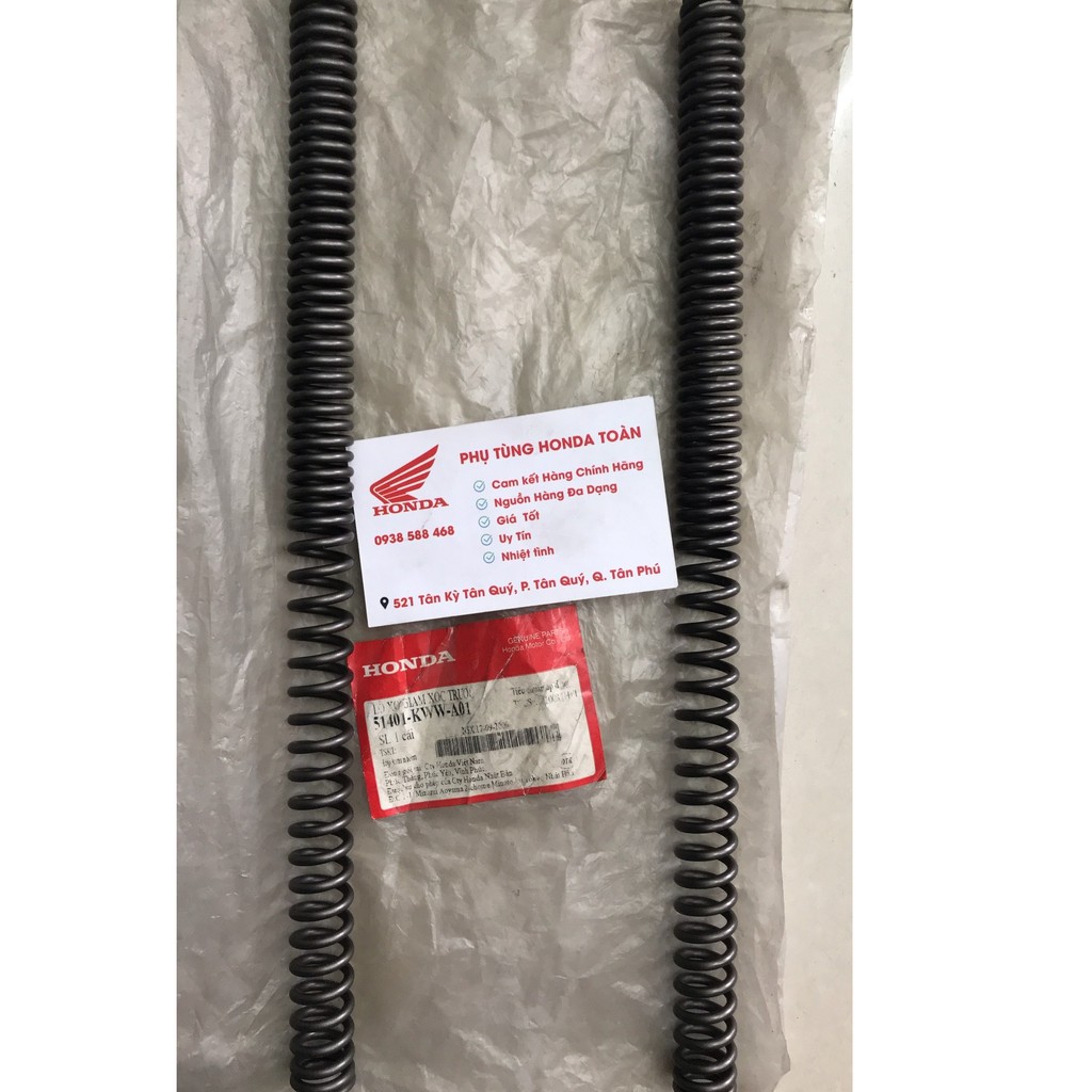 Lò xo phuộc trước fu neo zin chính hãng honda