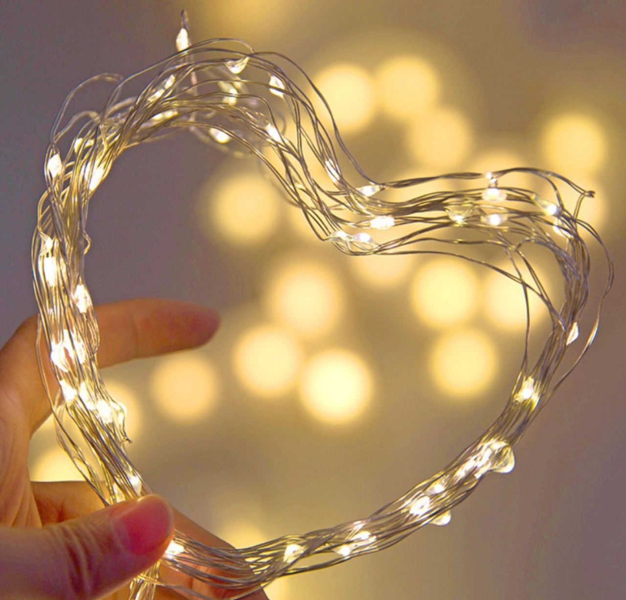 Dây đèn led chớp nháy trang trí Noel
