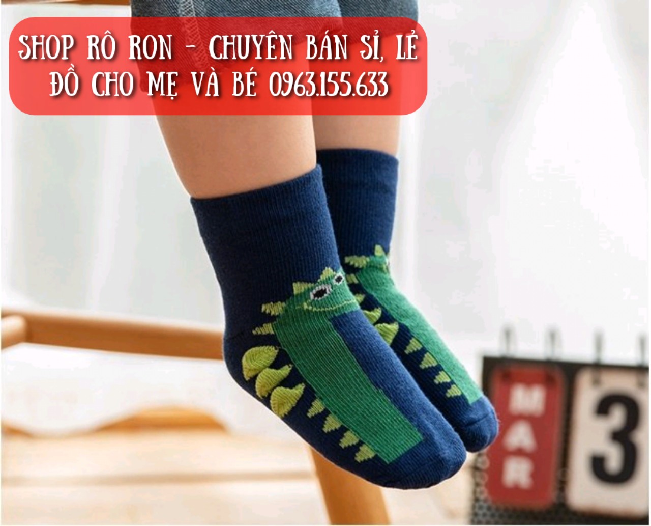 [6-36m] SET 5 ĐÔI TẤT NEMO CAO CỔ CHO BÉ