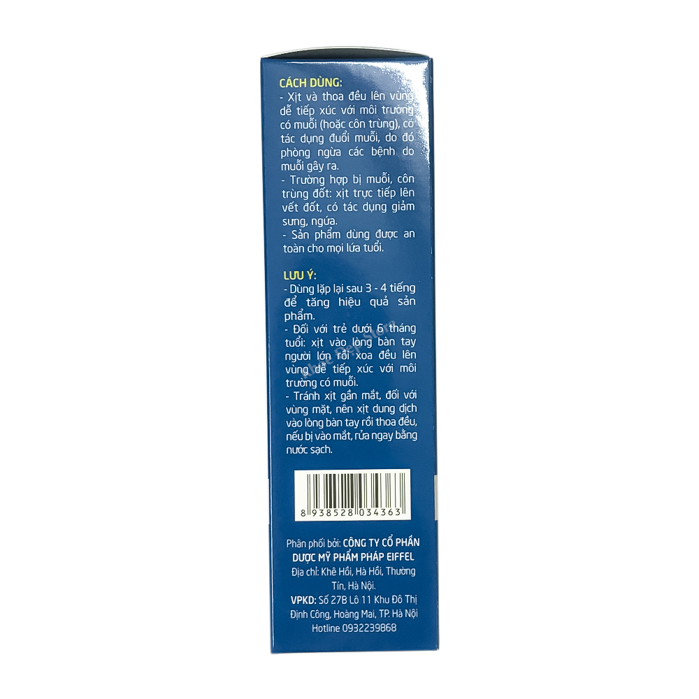 Xịt chống muỗi Tân Thành - Chai 50ml