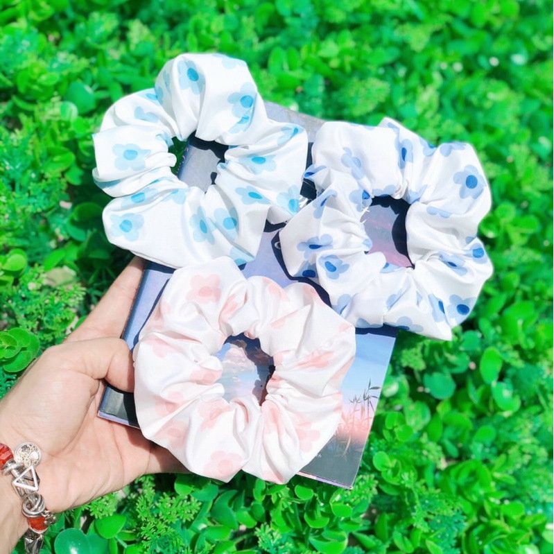 Dây cột tóc srunchies siêu xinh dễ thương cho bạn gái