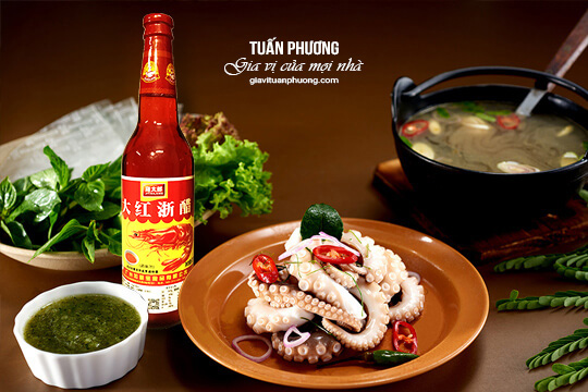 Dấm Tôm ( Dấm Hồng ) 620ml ( Chai )
