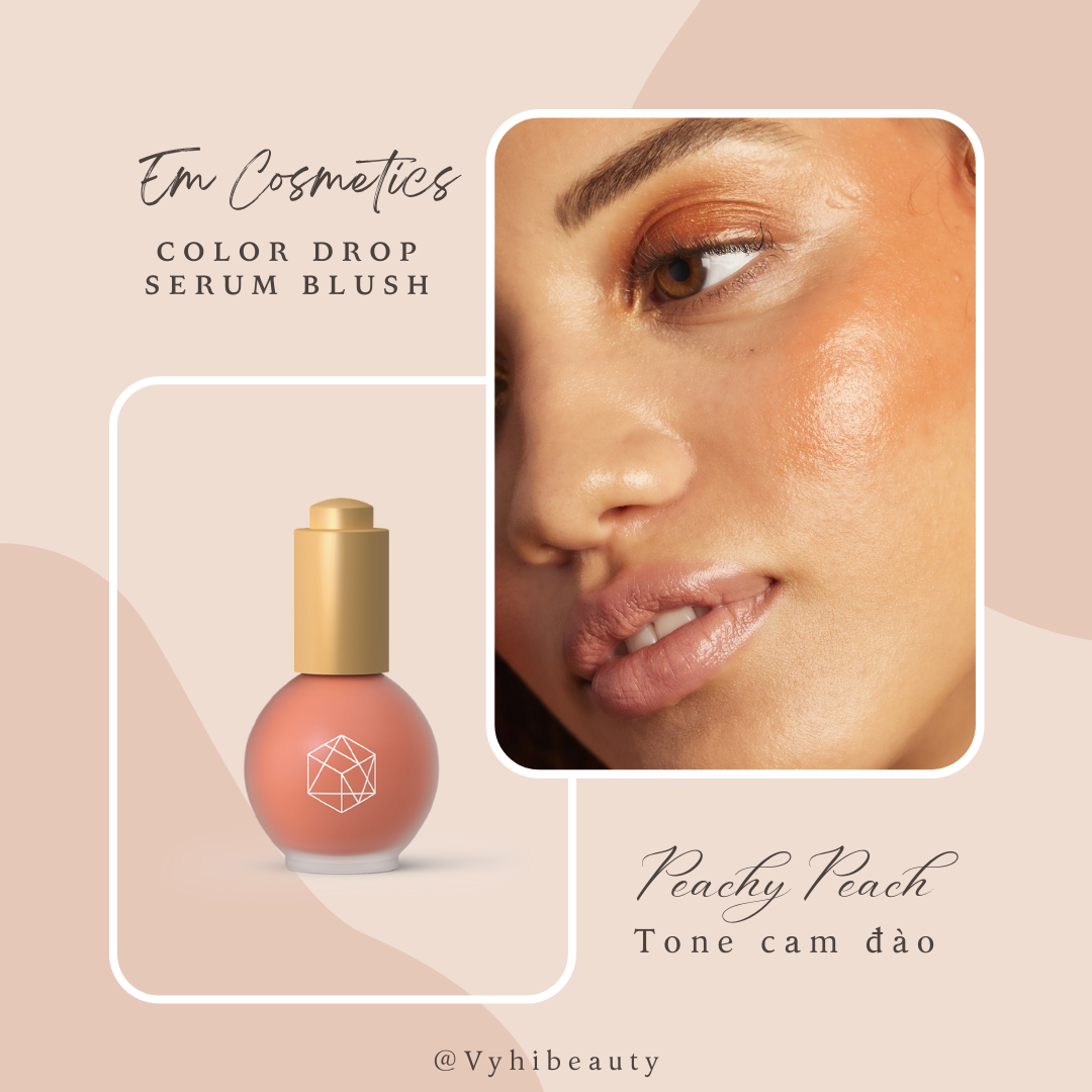 Phấn má Em Cosmetics Color Drops Serum Blush dạng kem