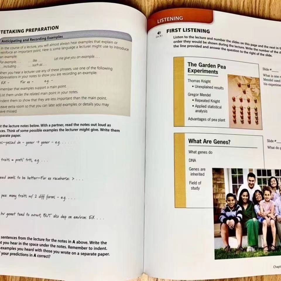 Bộ Listening and notetaking skills 3c nhập màu (kèm link audio, video, answer key)