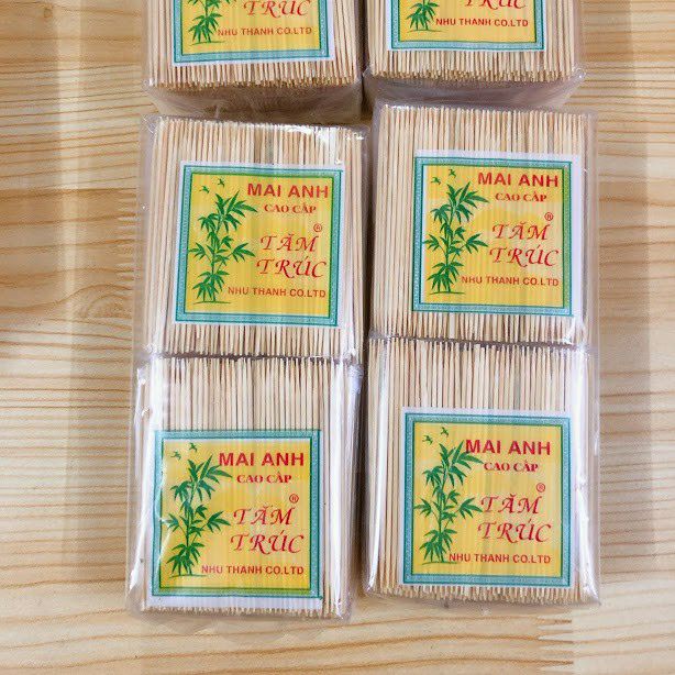 Bịch Tăm xỉa răng tiệt trùng 15 gram ( khoảng 100 cây)