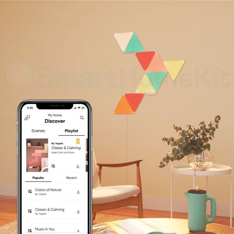 Đèn thông minh Nanoleaf Shapes Mini Triangle - Extra Kit ( Bộ mở rộng10 pieces)