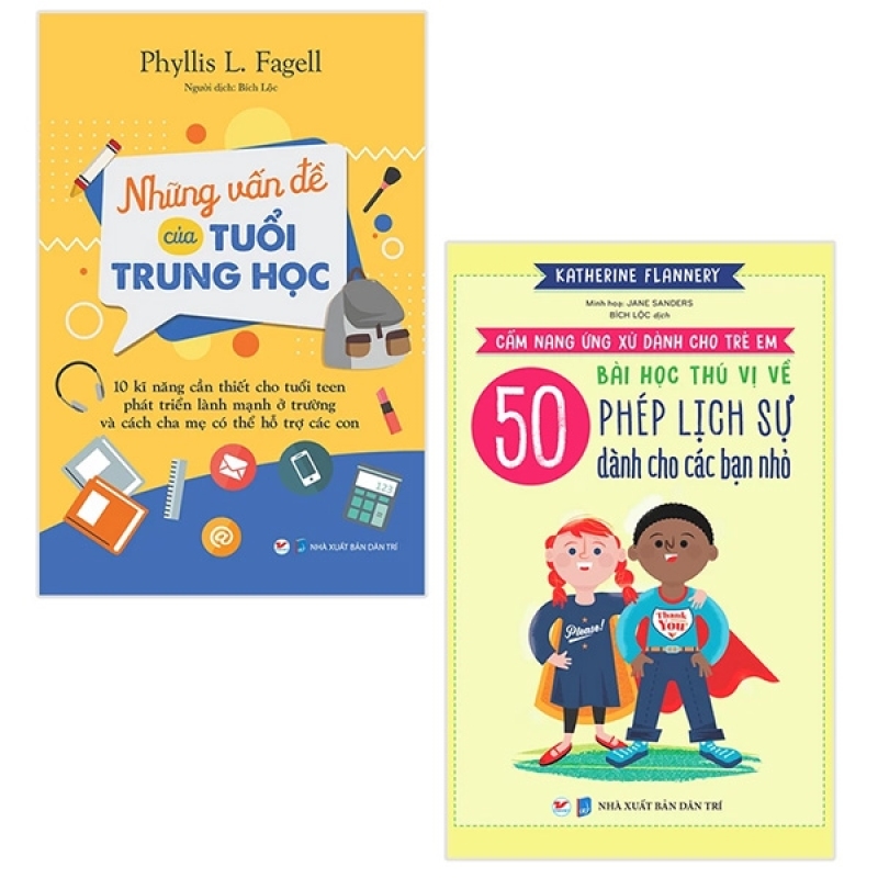 Mua Fahasa - Bộ Sách Những Vấn Đề Của Tuổi Trung Học + 50 Bài Học Thú Vị Về Phép Lịch Sự Dành Cho Các Bạn Nhỏ (Bộ 2 Cuốn)