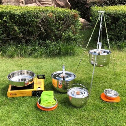 Bộ nồi dã ngoại 8 món Campingmoon MC-240