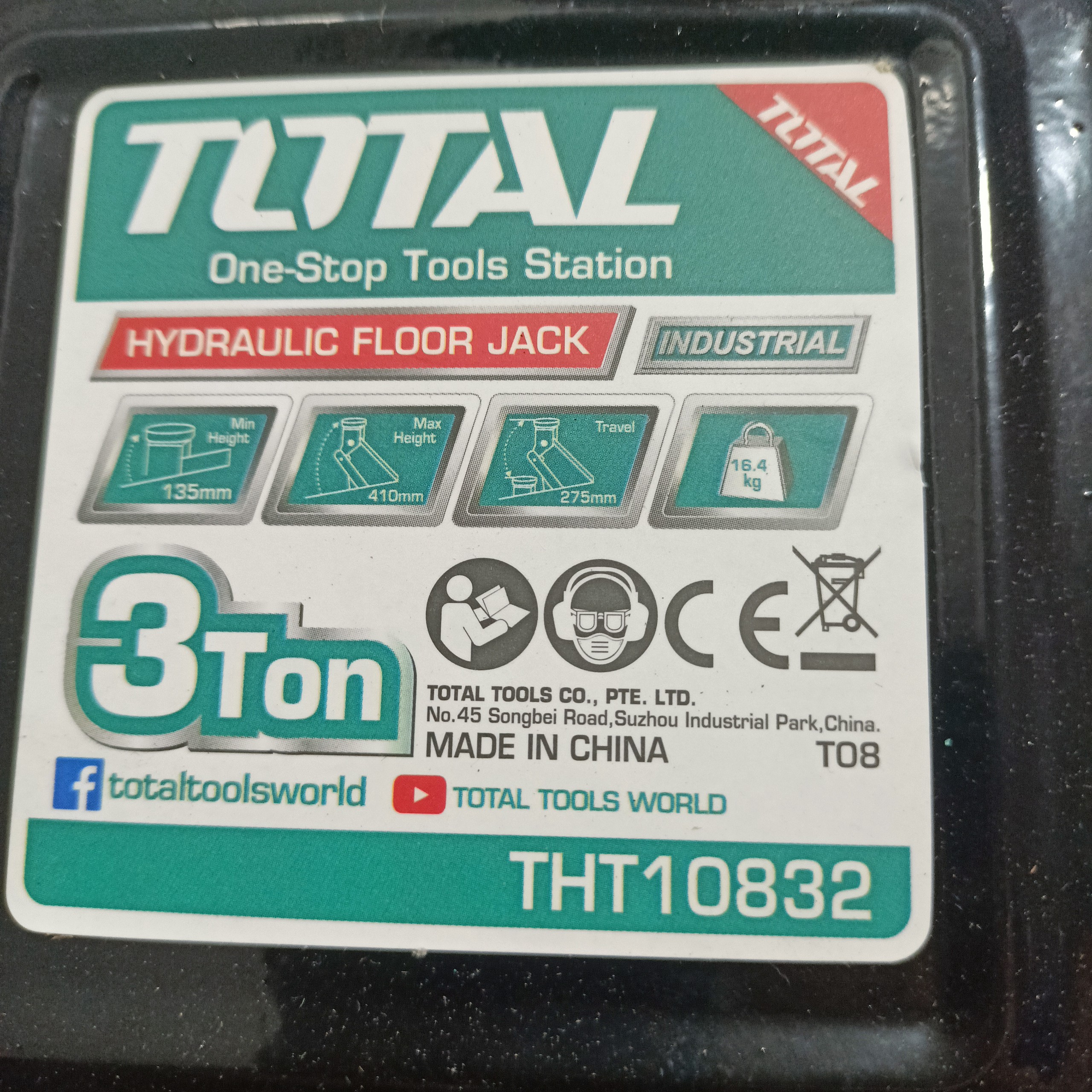 Con đội cá sấu 3 tấn TOTAL - THT10832 chính hãng
