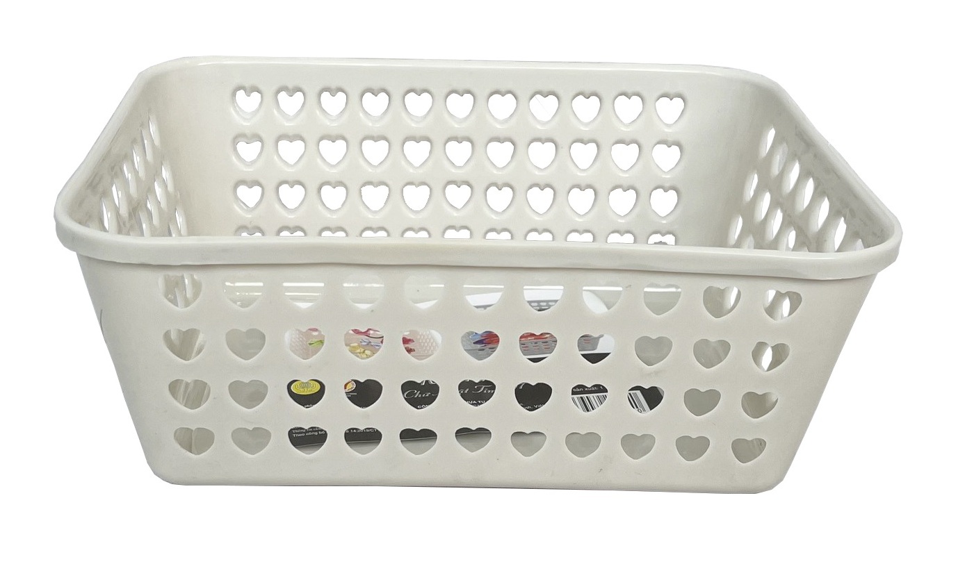 Rổ chữ nhật hình tim TỰ LẬP TL207 - 12cm