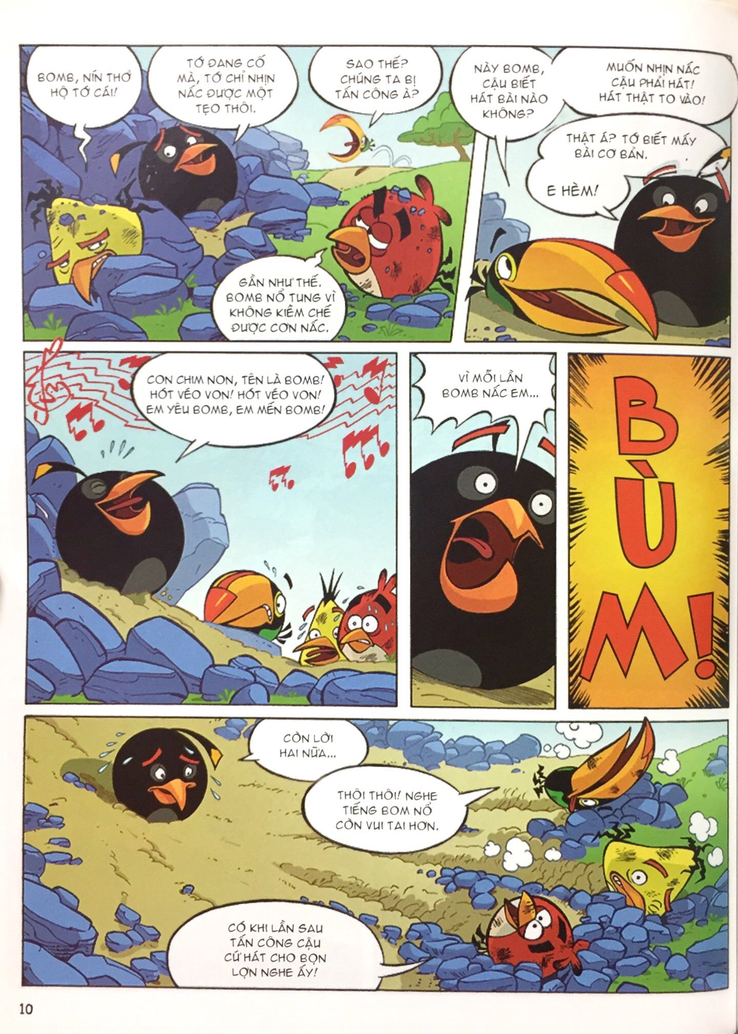 Fahasa - Angry Birds Comics - Chiến Dịch Trộm Trứng