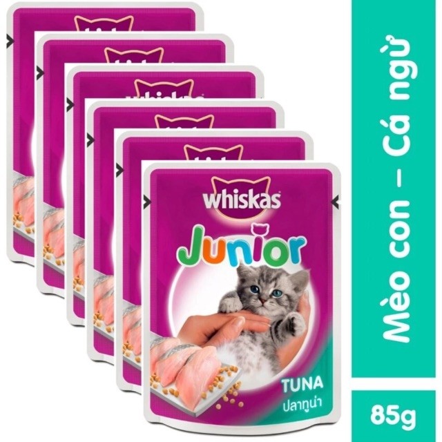 [HCM]Pate whiskas nhập khẩu thái lan gói 85g