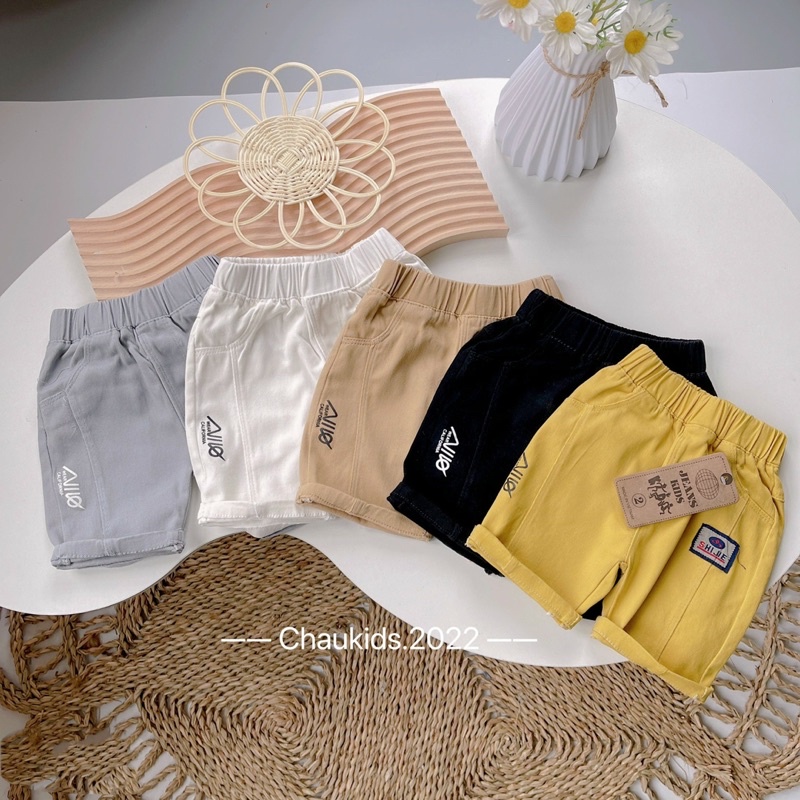 Quần sooc kaki mềm bé trai siêu hot