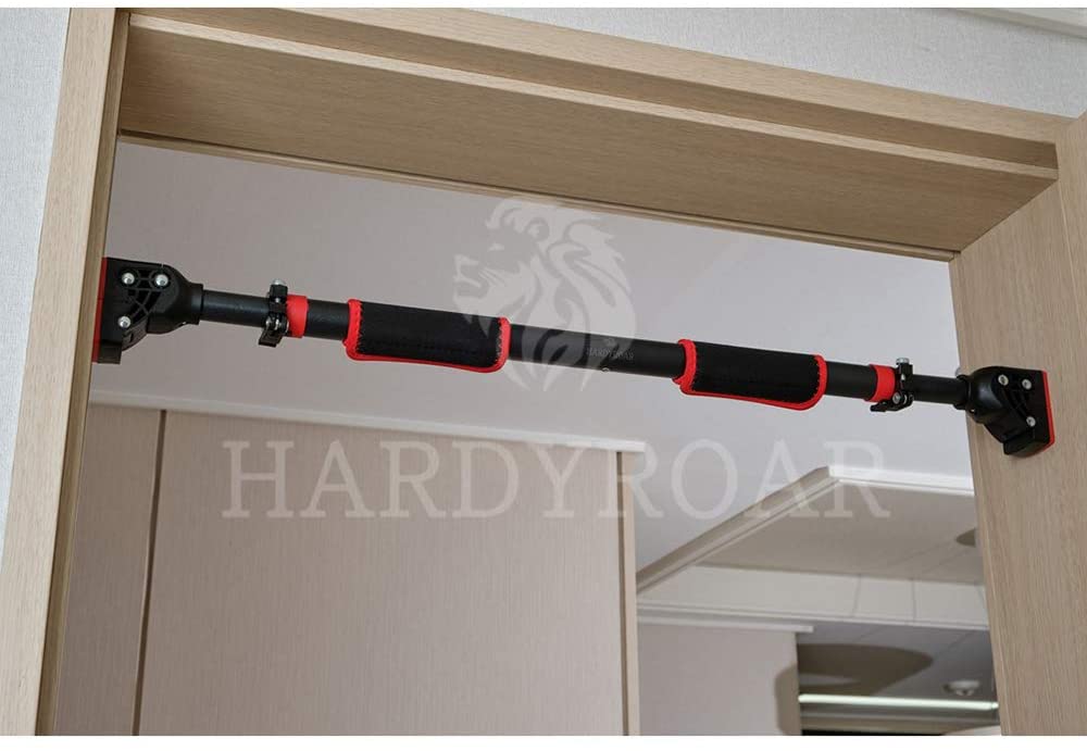Pull Up Bar - Safe Locking Home Doorway Chin Up Bar - No Screw  Installation, Upper Body Workout, 29.5 to 37.5 Inches Adjustable Width