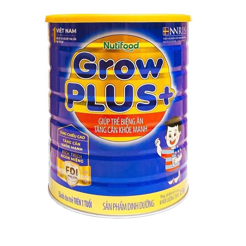 Sữa Growplus Xanh 1500g date luon mới 1/2025