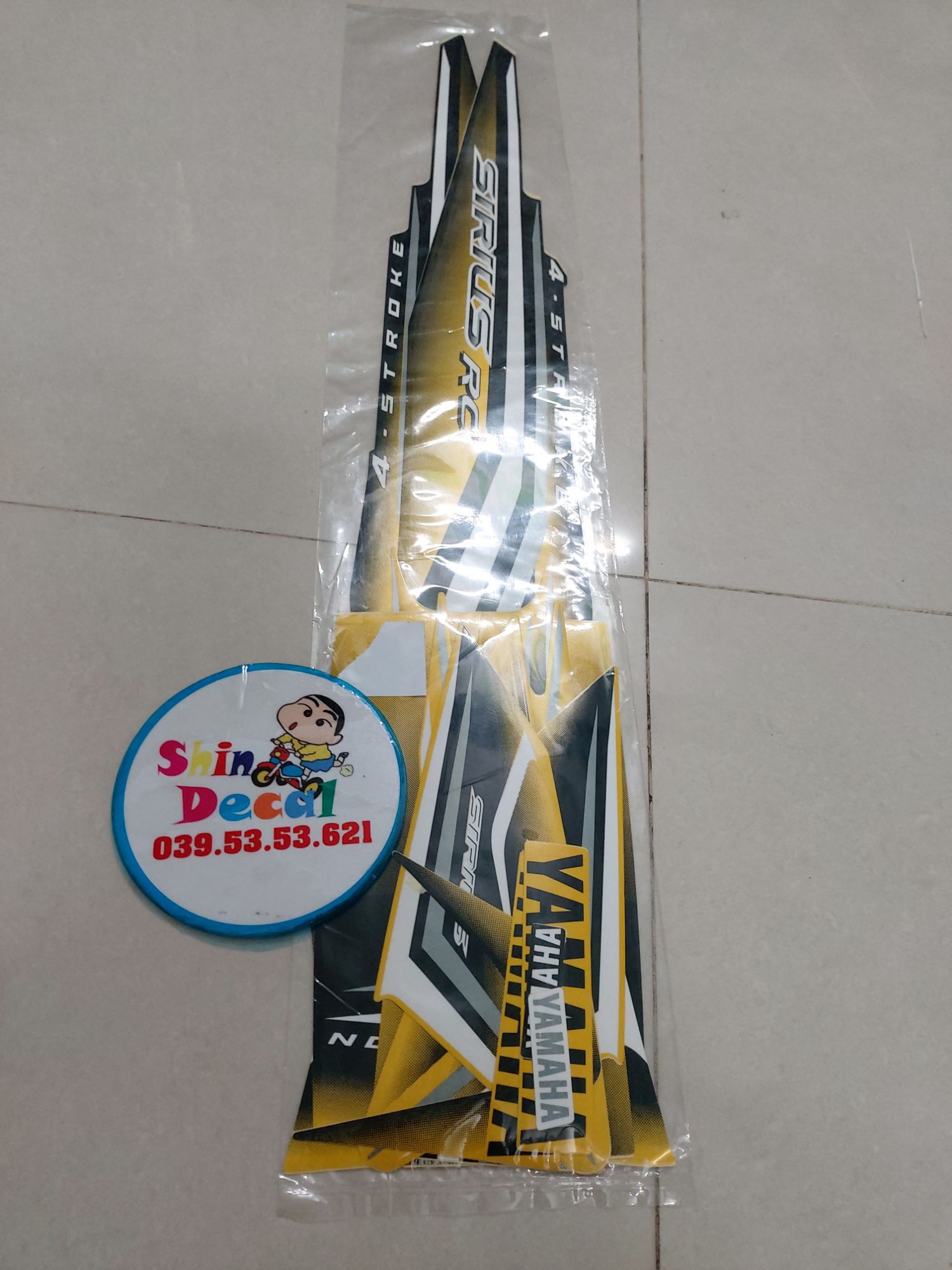 Tem lụa sirius RC giả zin